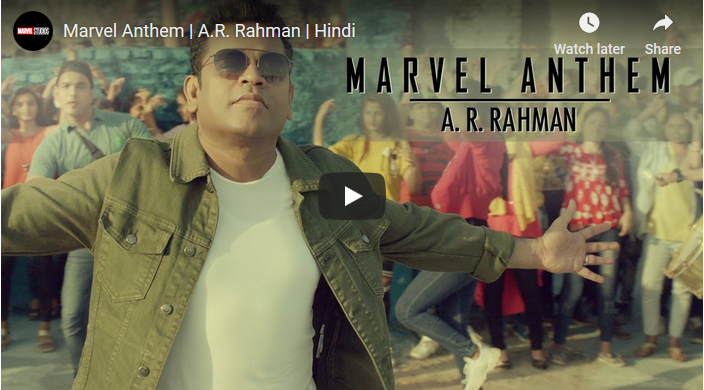 Marvel Anthem | A.R. Rahman | Hindi