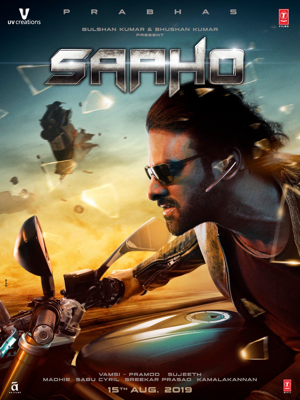 Saaho in cinemas worldwide from 15th Aug, 2019!