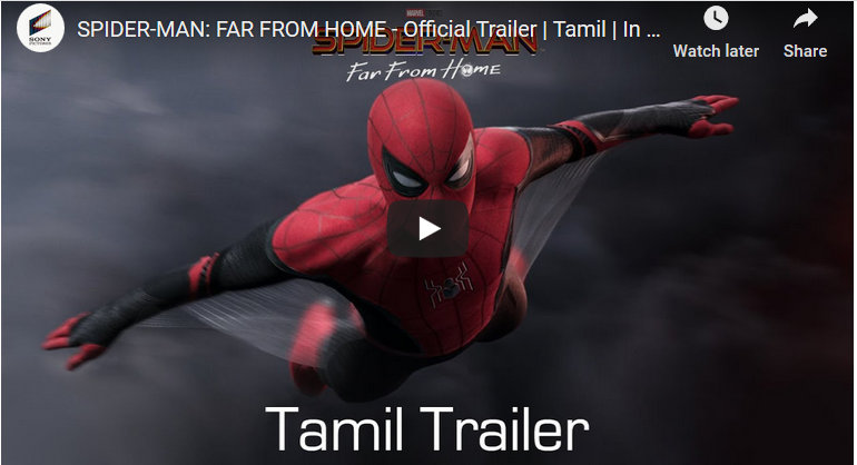 SPIDERMAN: FAR FROM HOME – Official Trailer | Tamil