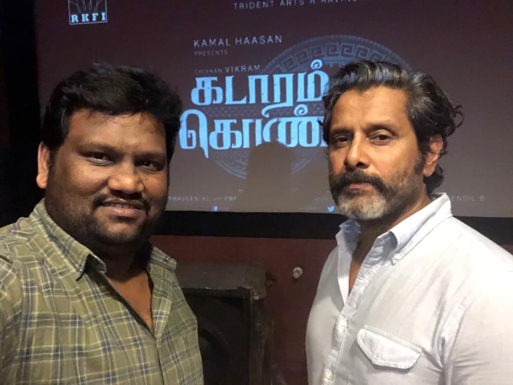 Vikram finished dubbing for KadaramKondan!