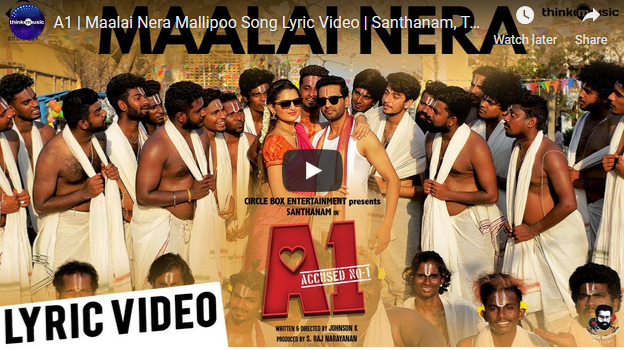 A1 | Maalai Nera Mallipoo Song Lyric Video