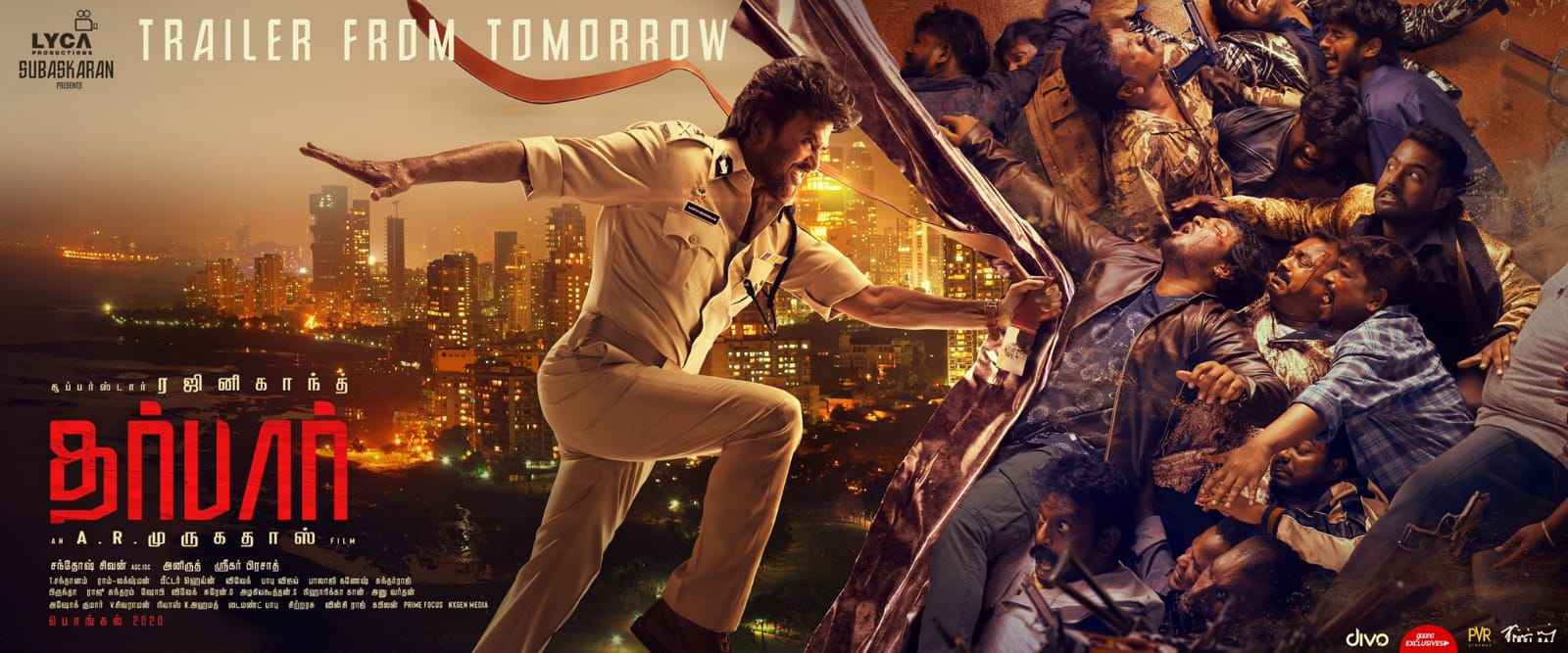 DarbarTrailer From Tomorrow at 6.30Pm!