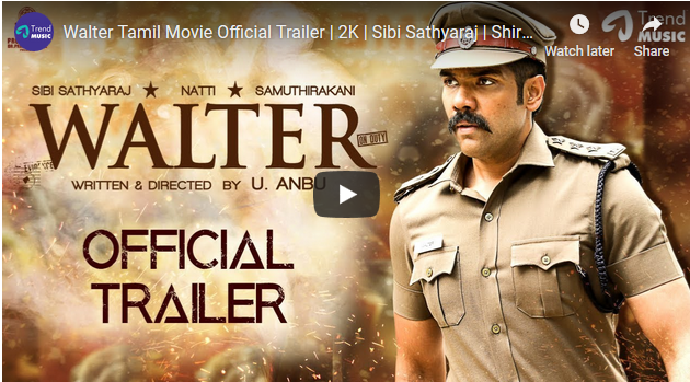Walter Tamil Movie Official Trailer