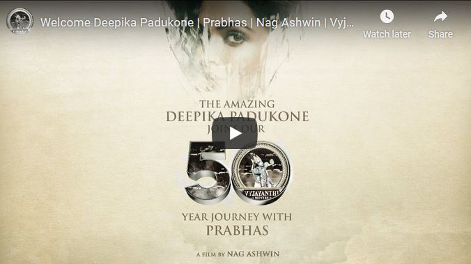 Welcome Deepika Padukone | Prabhas |