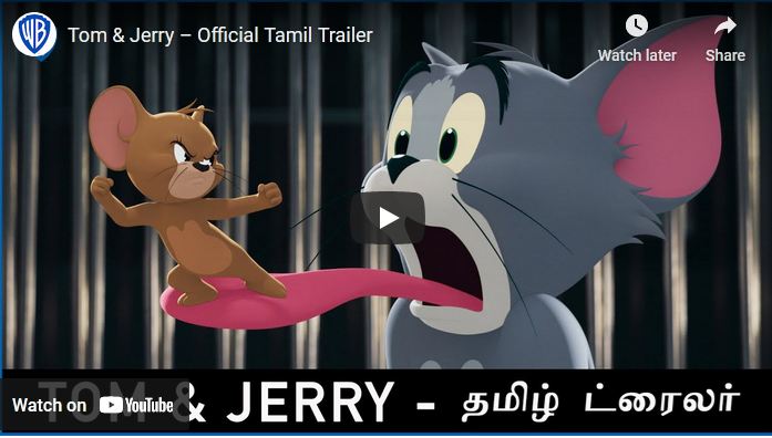 Tom & Jerry – Official Tamil Trailer