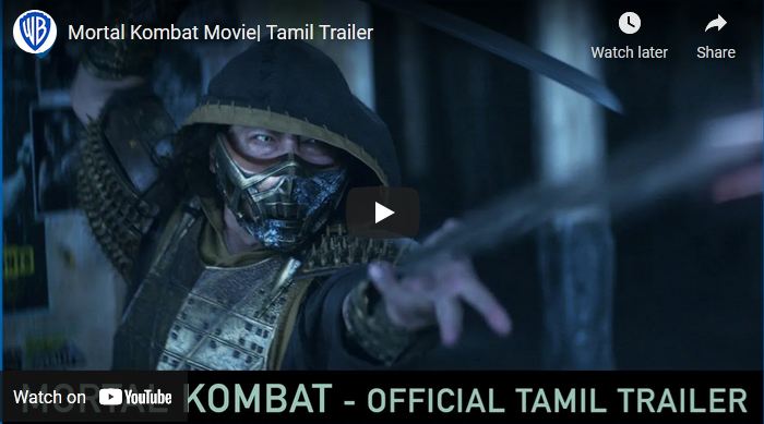 Mortal Kombat Movie| Tamil Trailer