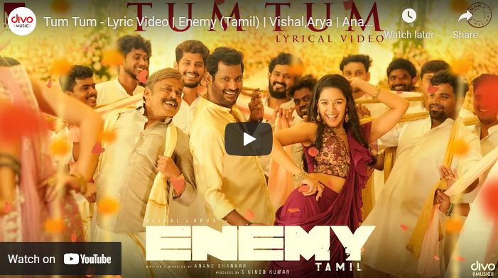 Tum Tum – Lyric Video | Enemy