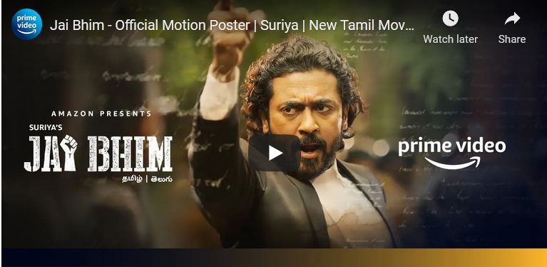 Jai Bhim – Official Motion Poster