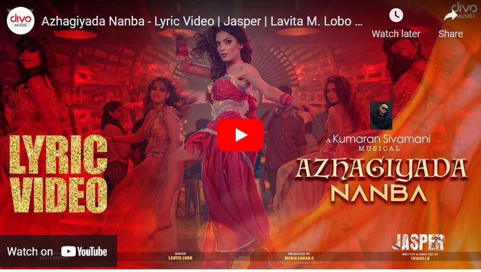 Azhagiyada Nanba – Lyric Video | Jasper