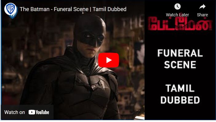 The Batman – Funeral Scene | Tamil Dubbed