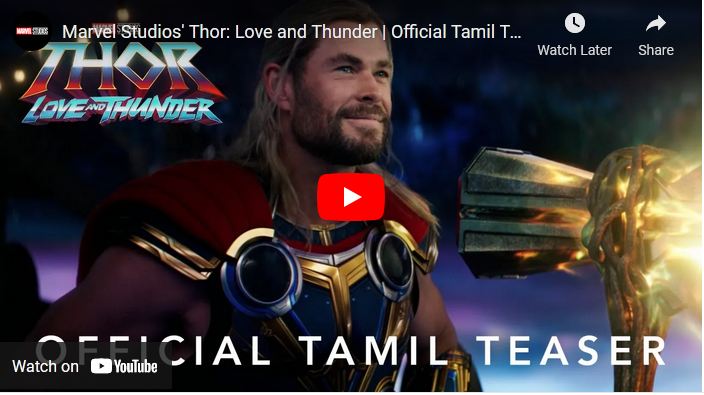 Marvel Studios’ Thor: Love and Thunder | Official Tamil Teaser