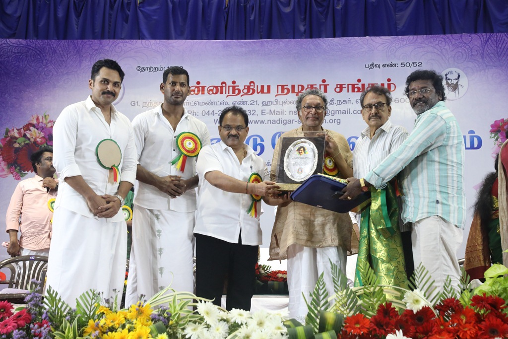 நடிகர் சங்க கட்டிடம் சென்னையின் ஓர் அடையாளமாக இருக்கும் – நடிகர்சங்க பொது செயலாளர் நடிகர் விஷால்!