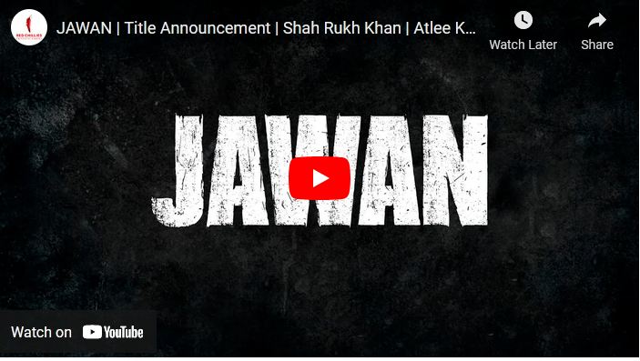 JAWAN | Title Announcement