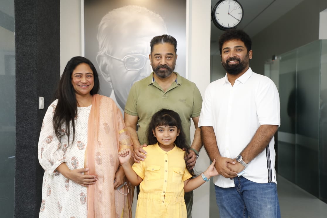 கமலஹாசனிடம் ஆசி பெற்ற நடன இயக்குநர்கள் ஷோபி மற்றும் லலிதா ஷோபி