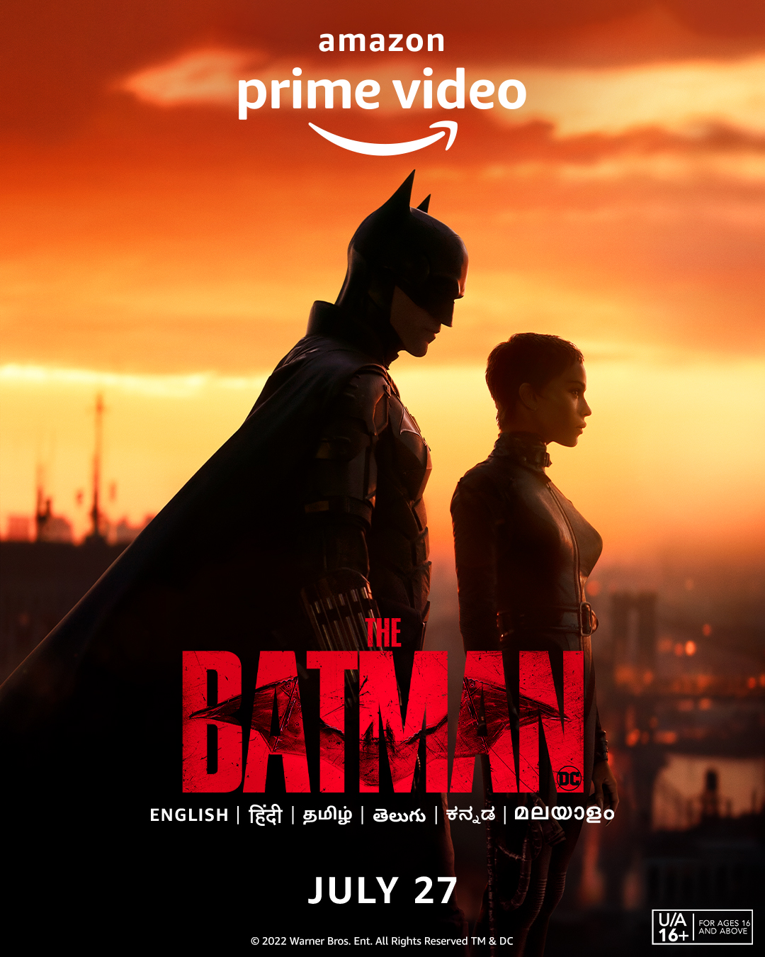PRIME VIDEO TO PREMIERE “THE BATMAN” STARTING JULY 27, 2022