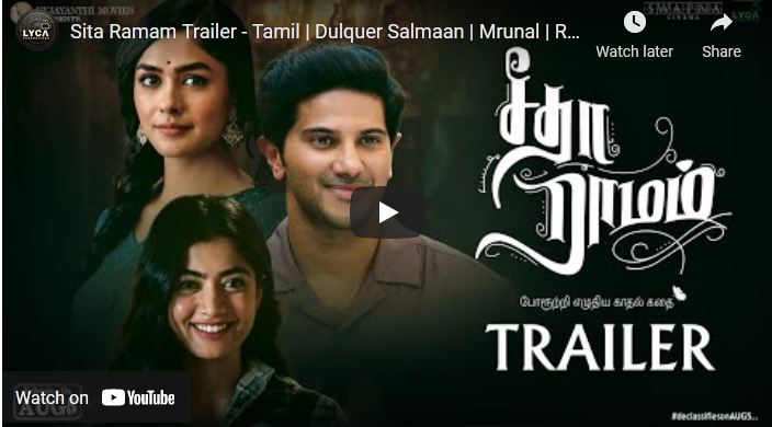 Sita Ramam Trailer – Tamil