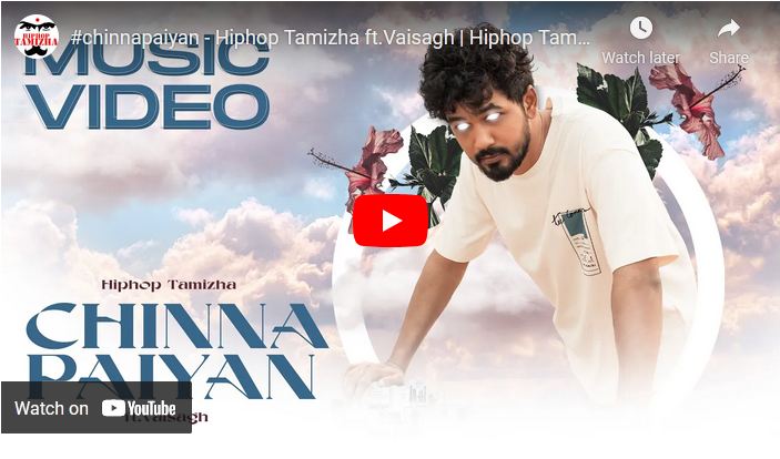 #chinnapaiyan – Hiphop Tamizha