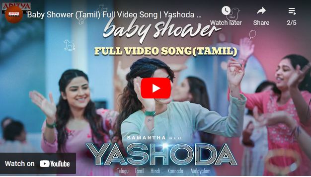 Baby Shower (Tamil) Full Video Song | Yashoda Song