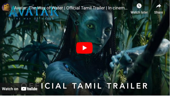 Avatar: The Way of Water | Official Tamil Trailer