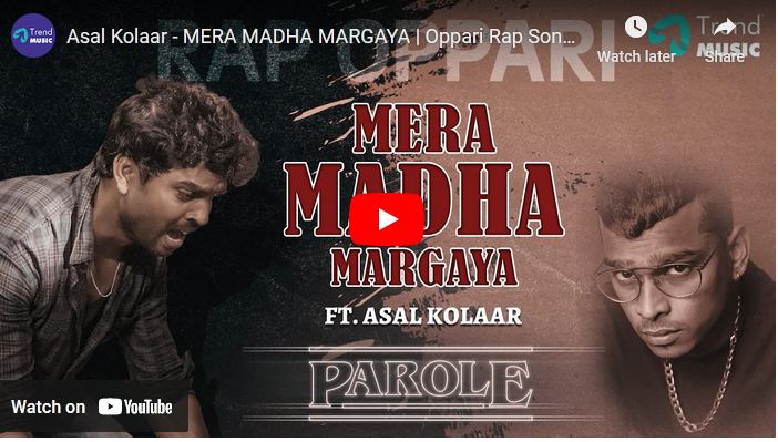 Asal Kolaar – MERA MADHA MARGAYA
