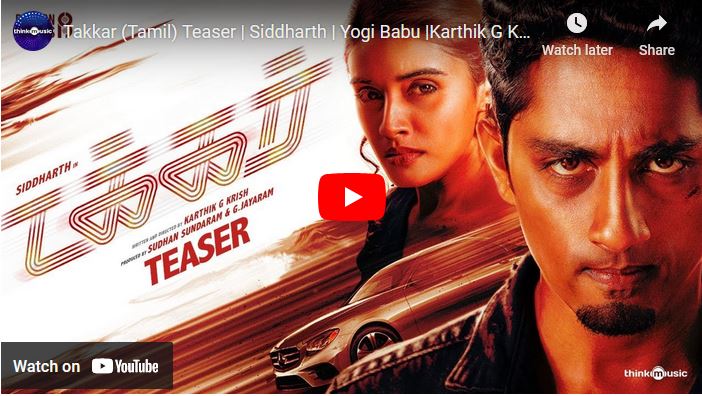 Takkar (Tamil) Teaser