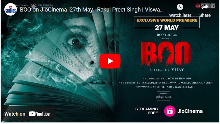 BOO on JioCinema |27th May