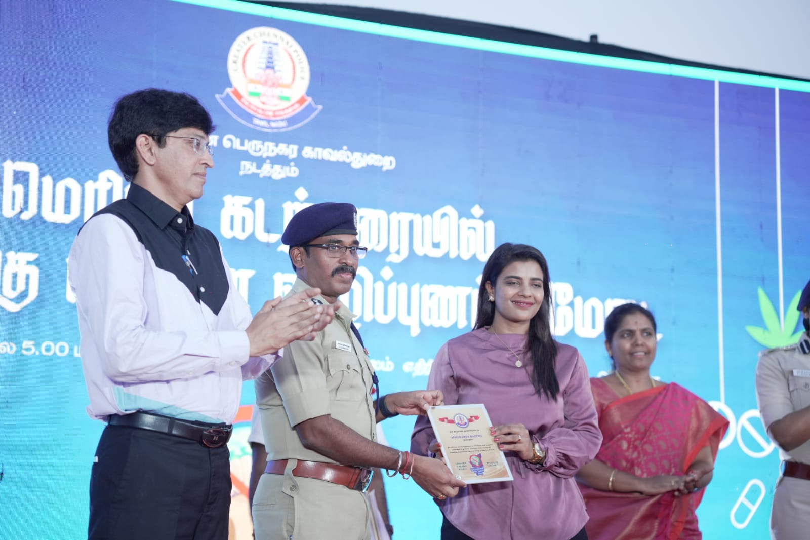 சர்வதேச போதை பொருள் ஒழிப்பு தின விழிப்புணர்வு மணற்சிற்பம்!