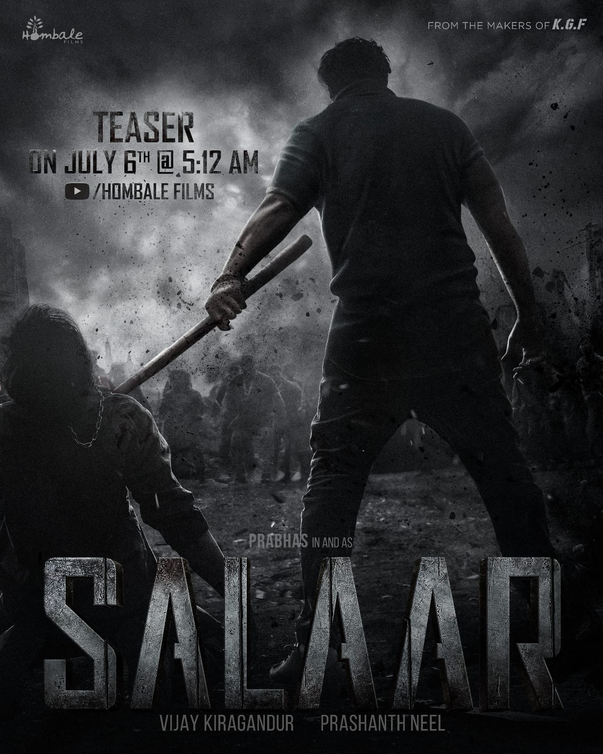 ஜூலை 6 ஆம் தேதி வெளியாகும் ‘சலார்’ டீசர்!