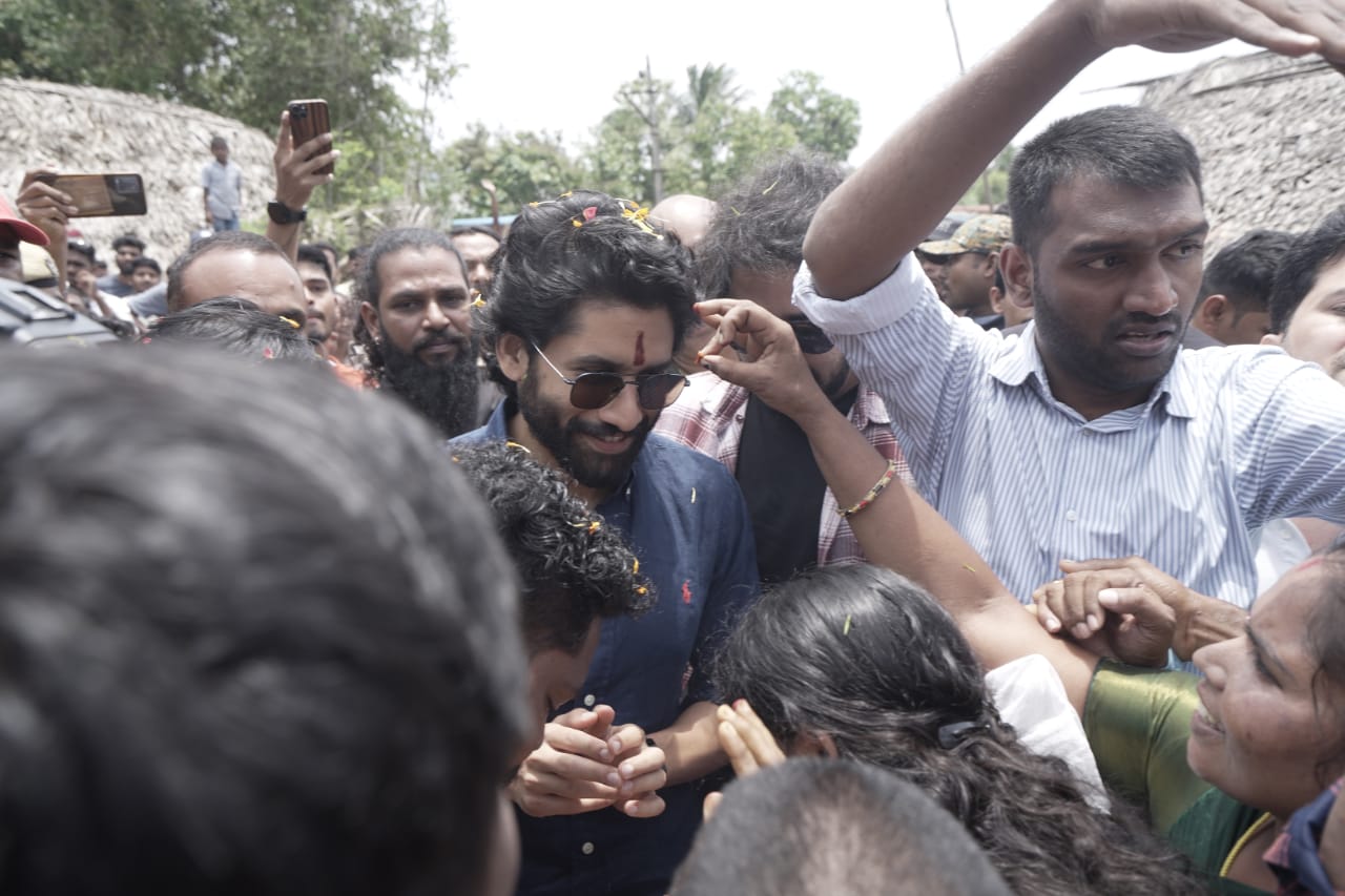 ‘NC 23’ படத்திற்காக மீனவர்களை சந்தித்த நாக சைதன்யா!‰