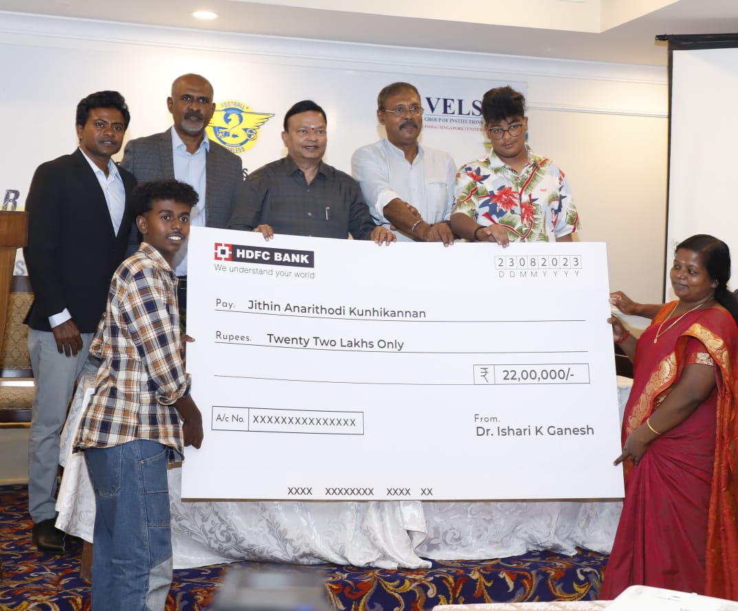 உதயநிதியை பாராட்டிய வேல்ஸ் பல்கலைக்கழக வேந்தர் ஐசரி கே. கணேஷ்!
