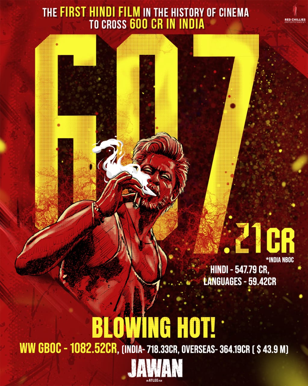 600 கோடி கிளப்பை துவக்கிய ஷாருக்கான்!