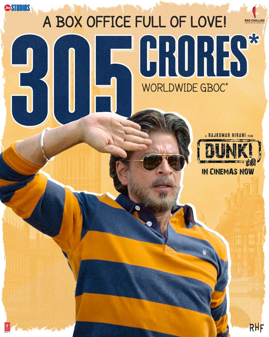 7 நாட்களில் உலகளவில் 300 கோடியைத் தாண்டி சாதனை செய்த ‘டங்கி’ !