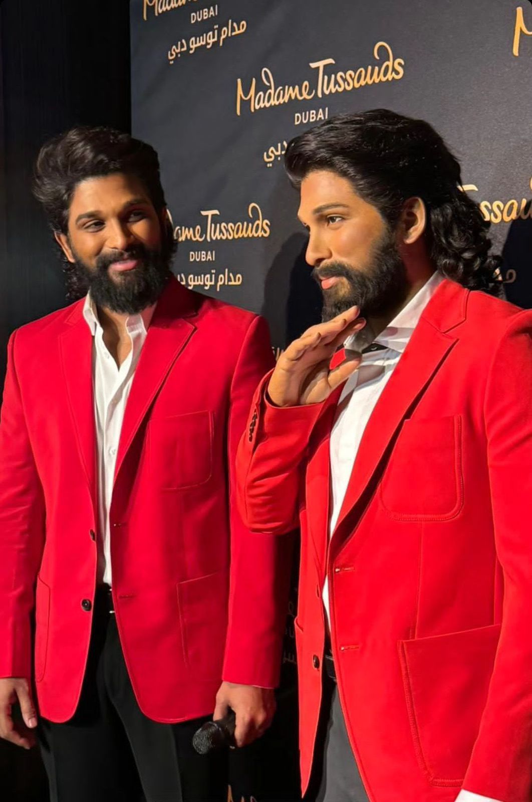 துபாயில் திறக்கப்பட்ட நடிகர் அல்லு அர்ஜுனின் மெழுகு சிலை!