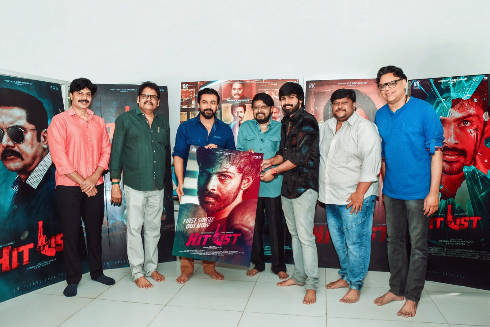 நடிகர் சூர்யா வெளியிட்ட ‘ஹிட்லிஸ்ட்’ படப்பாடல்!