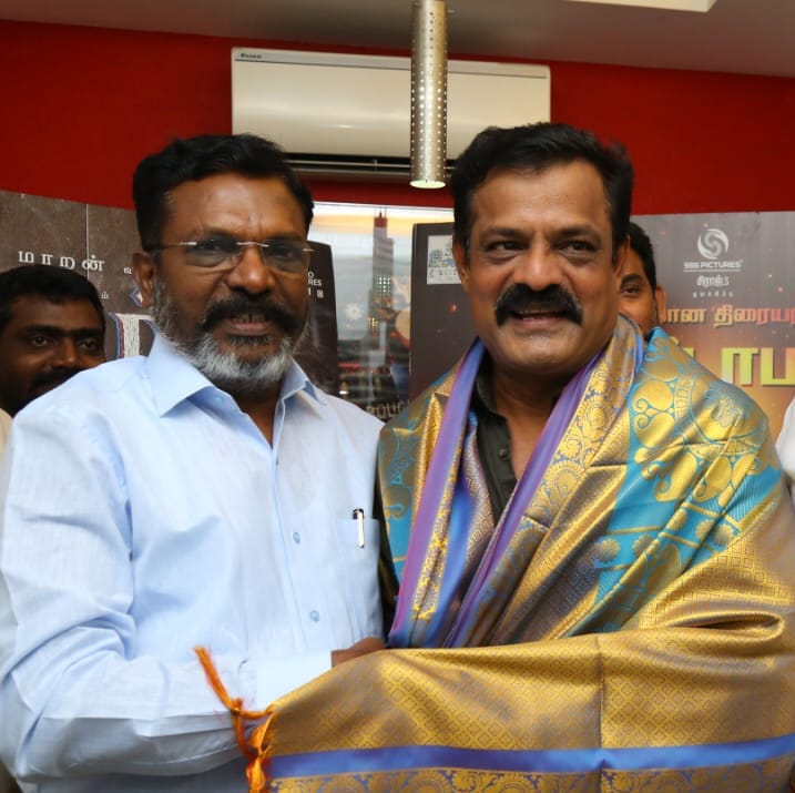 ‘சார்’ படத்தை பார்த்து படக்குழுவினரைப் பாராட்டிய திருமாவளவன் !