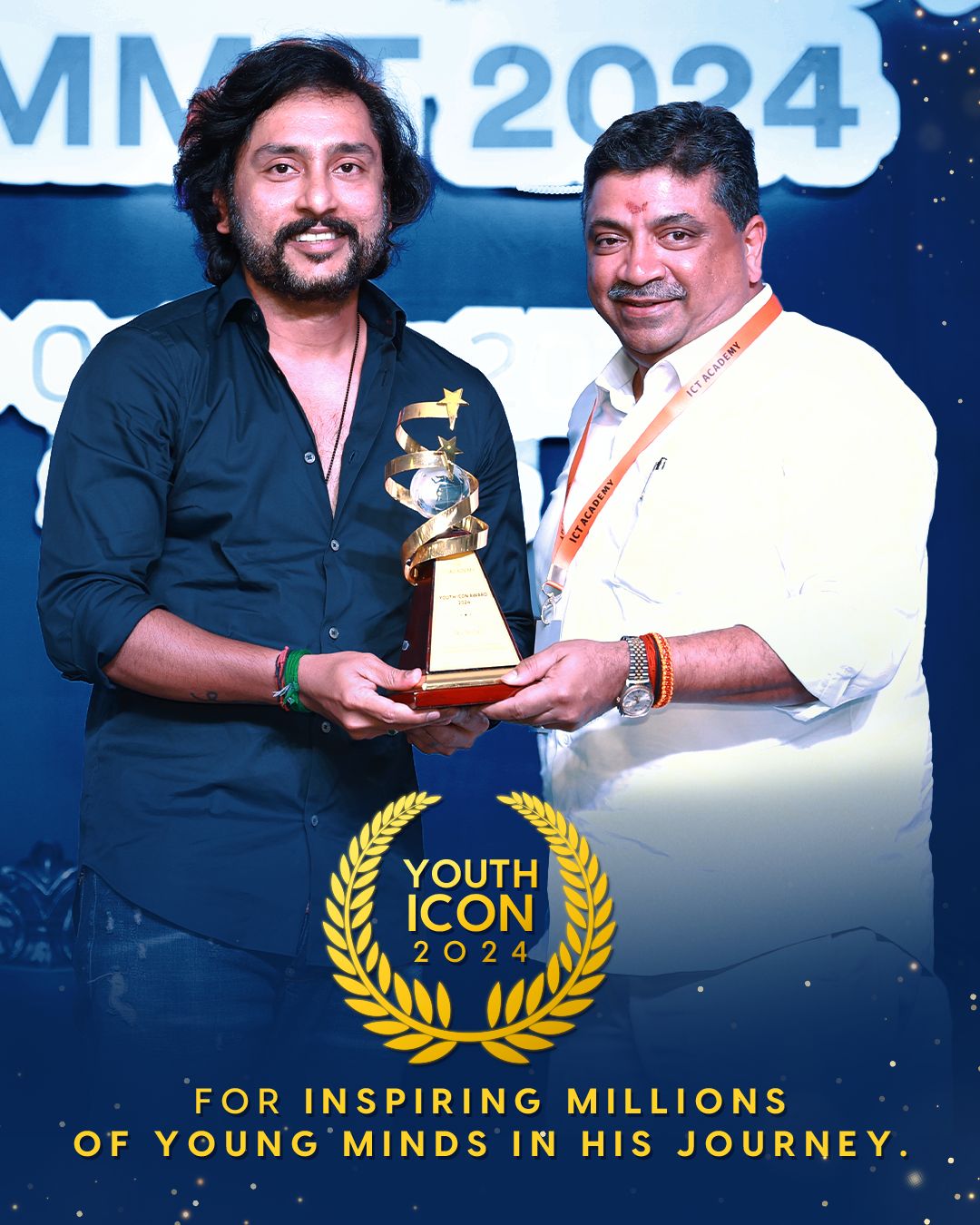 நடிகர், இயக்குநர் ஆர்ஜே பாலாஜிக்கு ‘யூத் ஐகான் விருது’!