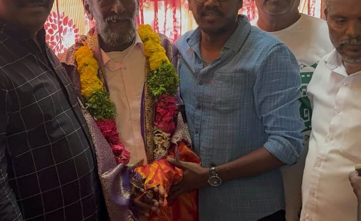 நிஜ பைசனுக்கு உதவிய ஆசிரியருக்கு நேரில் சென்று நன்றி தெரிவித்த மாரி செல்வராஜ்!