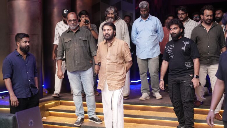 துல்கர் சல்மானின்  “ஐ அம் கேம்” படப்பிடிப்பு தளத்தில் மெகாஸ்டார் மம்மூட்டி !